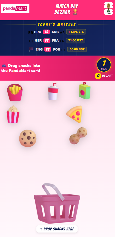 Fill The Basket - Playable Endcard